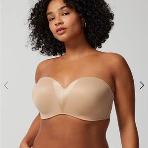Soma Stunning Strapless Convertible Bra 36G Nude/Warm Amber NWOT